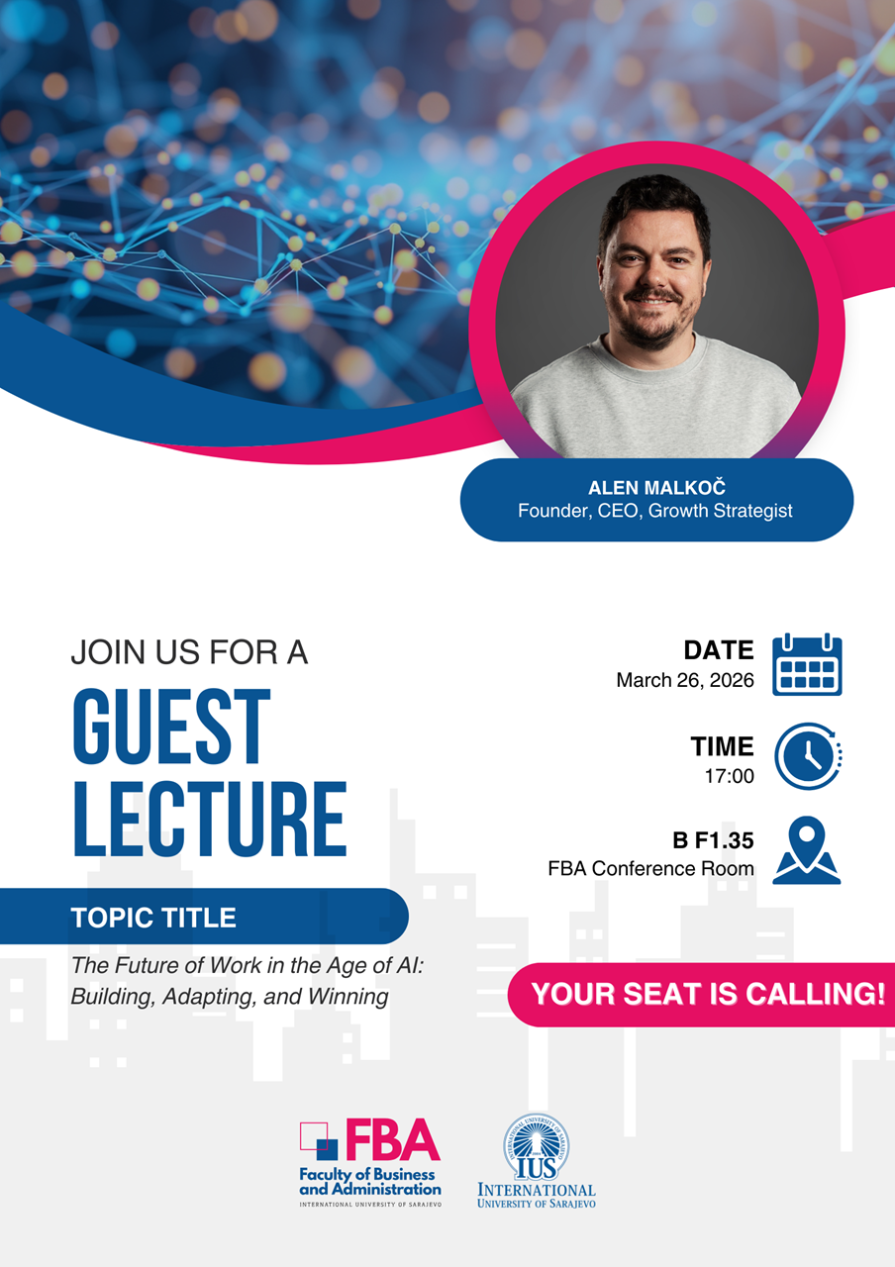 FBA Guest Lecture: The Future of Work in the Age of AI: Building, Adapting and Winning