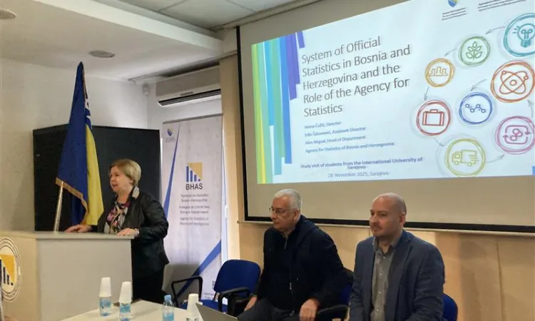 Studenti FBA-e u posjeti Agenciji za statistiku Bosne i Hercegovine